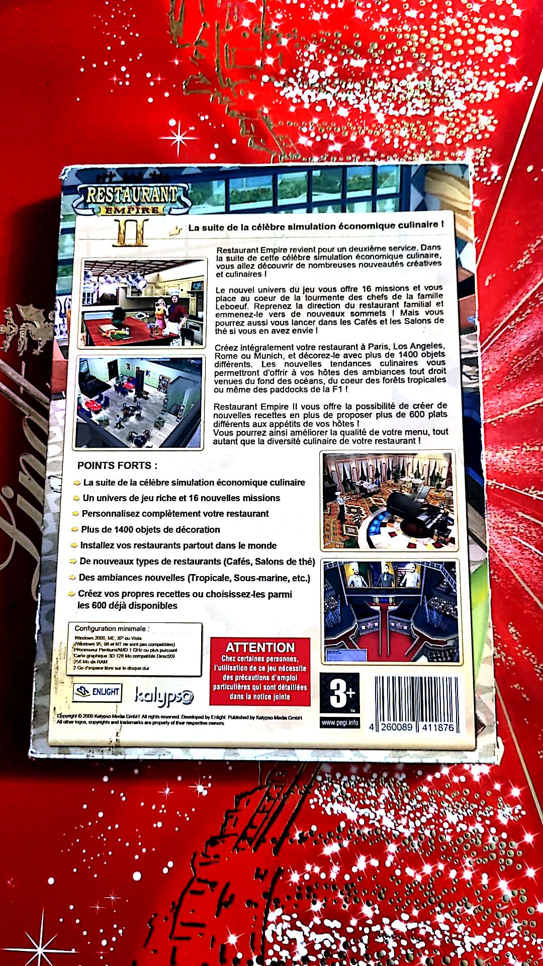 jeu pc restaurant empire II