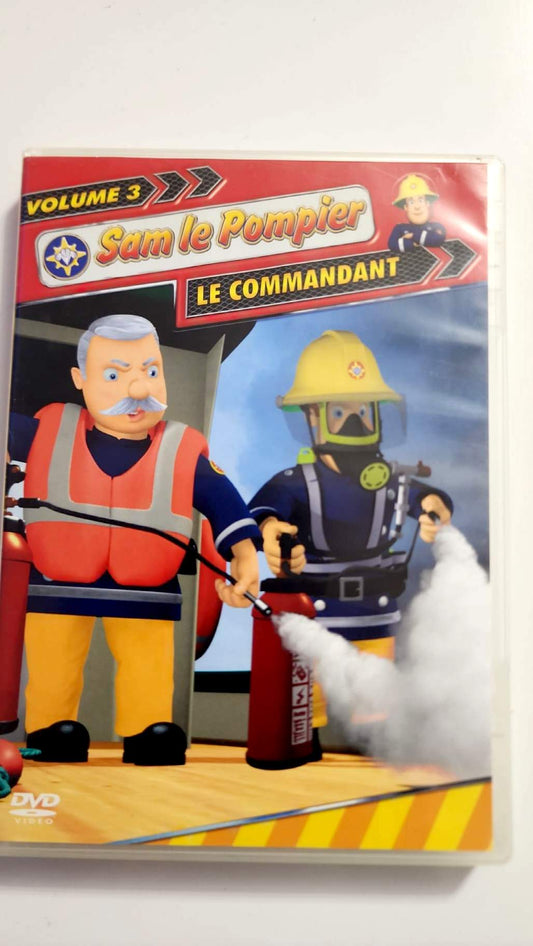 Sam le Pompier – Volume 3 : Le Commandant – DVD – Bon état