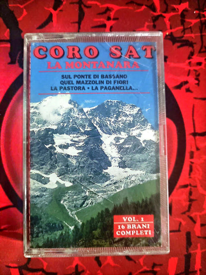 Coro SAT – La Montanara Vol. 1 | Cassette Audio Musique Italienne | Chœurs Alpins cassette audio