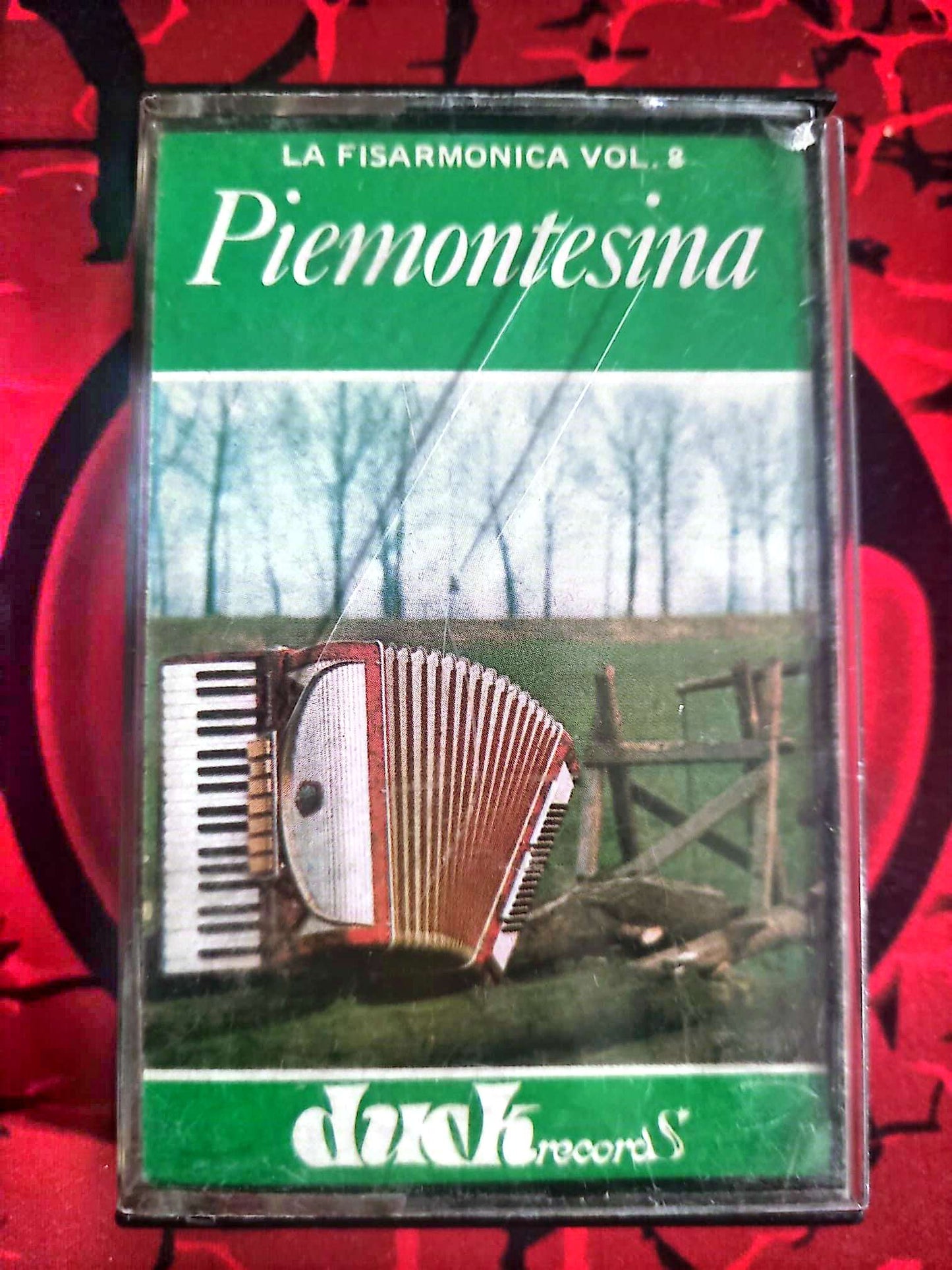 La Fisarmonica Vol. 8 – Piemontesina | Cassette Audio Italienne | Accordéon cassette audio