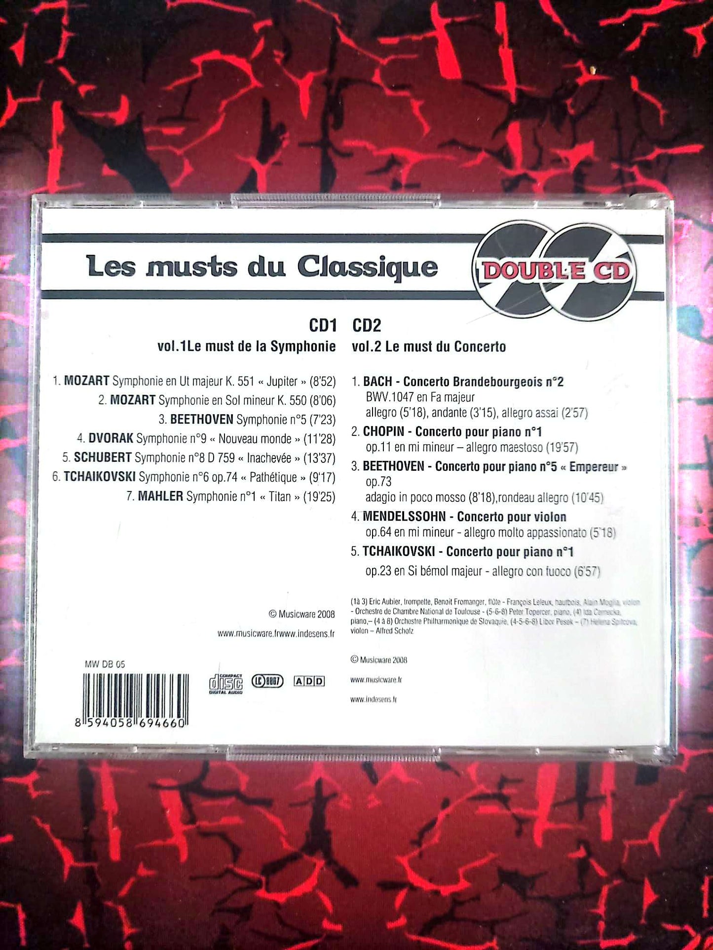 Les Musts du Classique | Double CD Musique Classique | Mozart Beethoven Bach cd audio