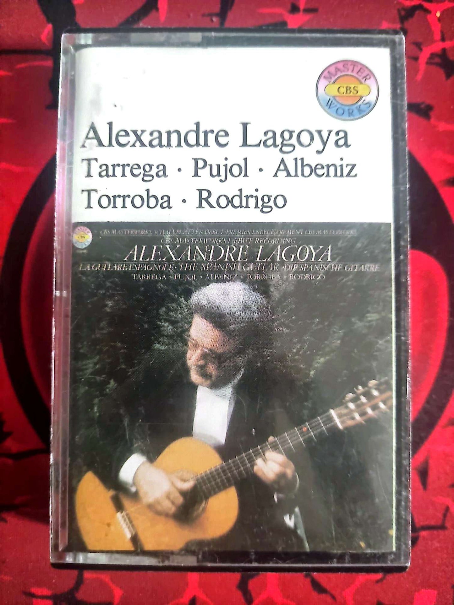 Cassette Audio Alexandre Lagoya – The Spanish Guitar – Musique Classique Guitare – CBS Masterworks cassette audio