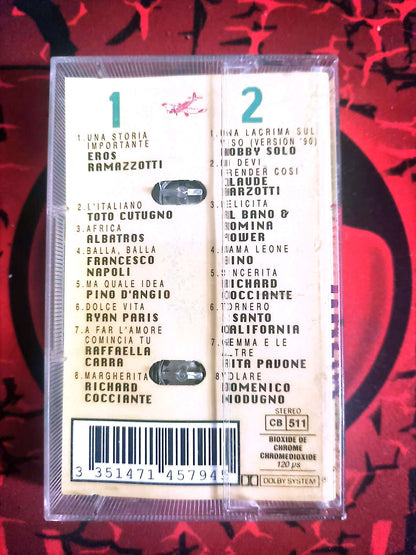 Cassette Audio Forza Italia – Compilation Variété Italienne – Ramazzotti, Cutugno, Cocciante cassette audio