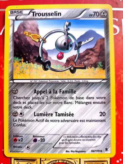 Carte Pokémon Trousselin 66/119 – Version française – Carte à l’unité