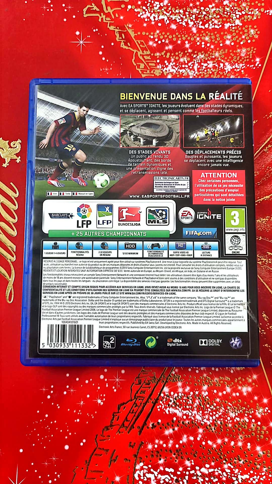 Jeu vidéo PS4 : FIFA 14 PS4