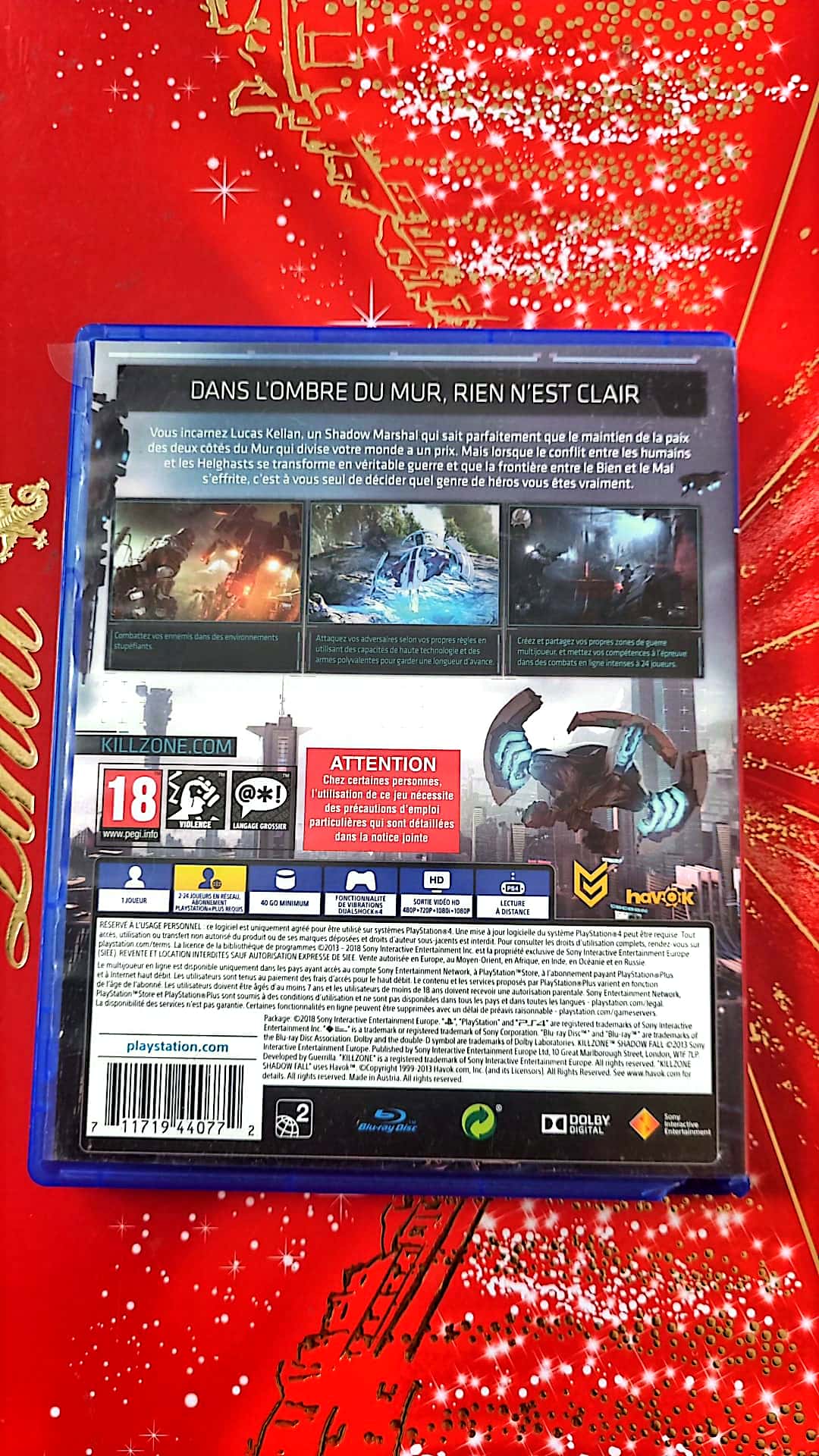 Jeu vidéo PS4 : killzone ps4