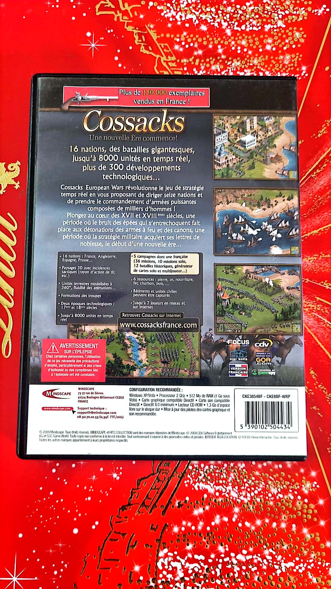 Jeu vidéo PC : cossacks jeu PC