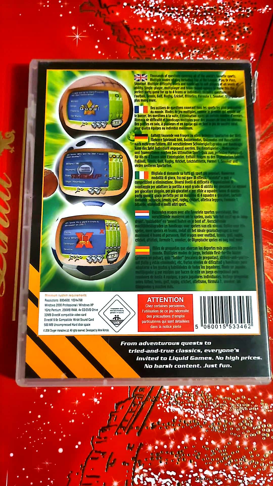 Jeu vidéo PC : the Ultimate Sports Quiz