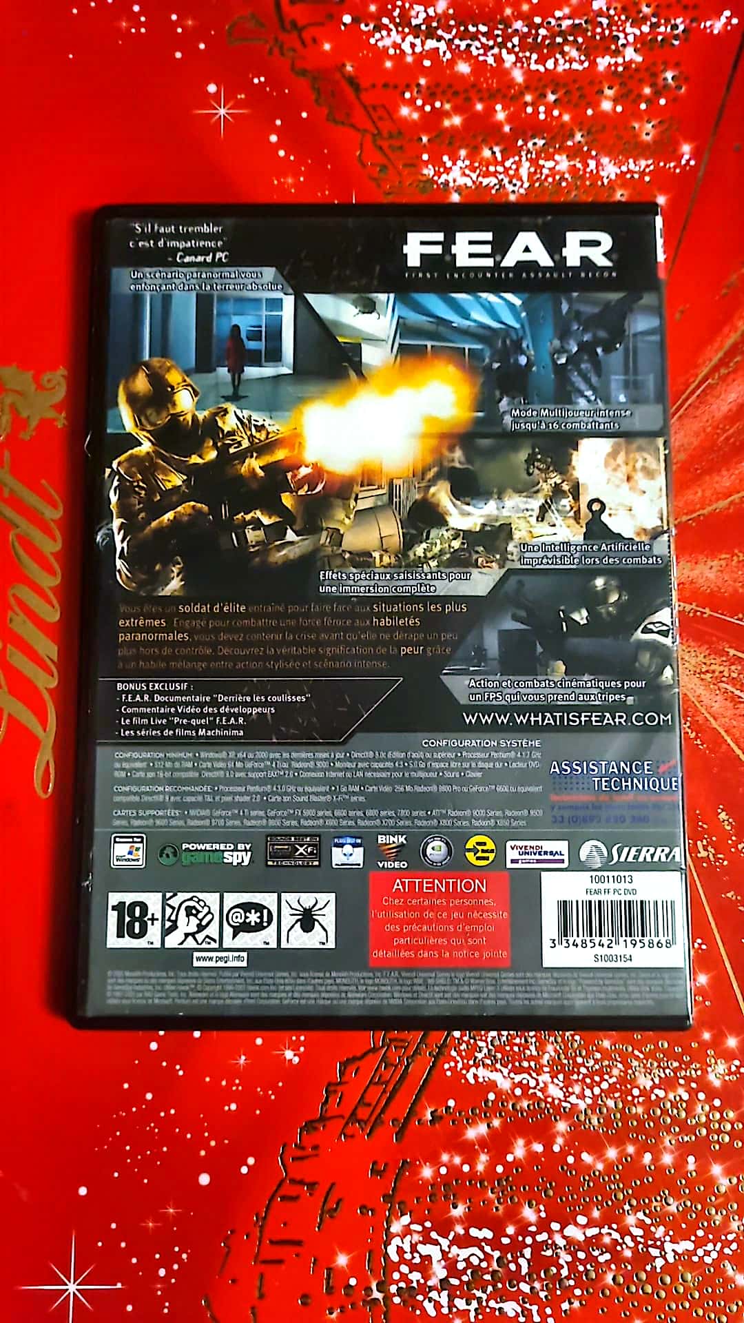 Jeu vidéo PC : fear