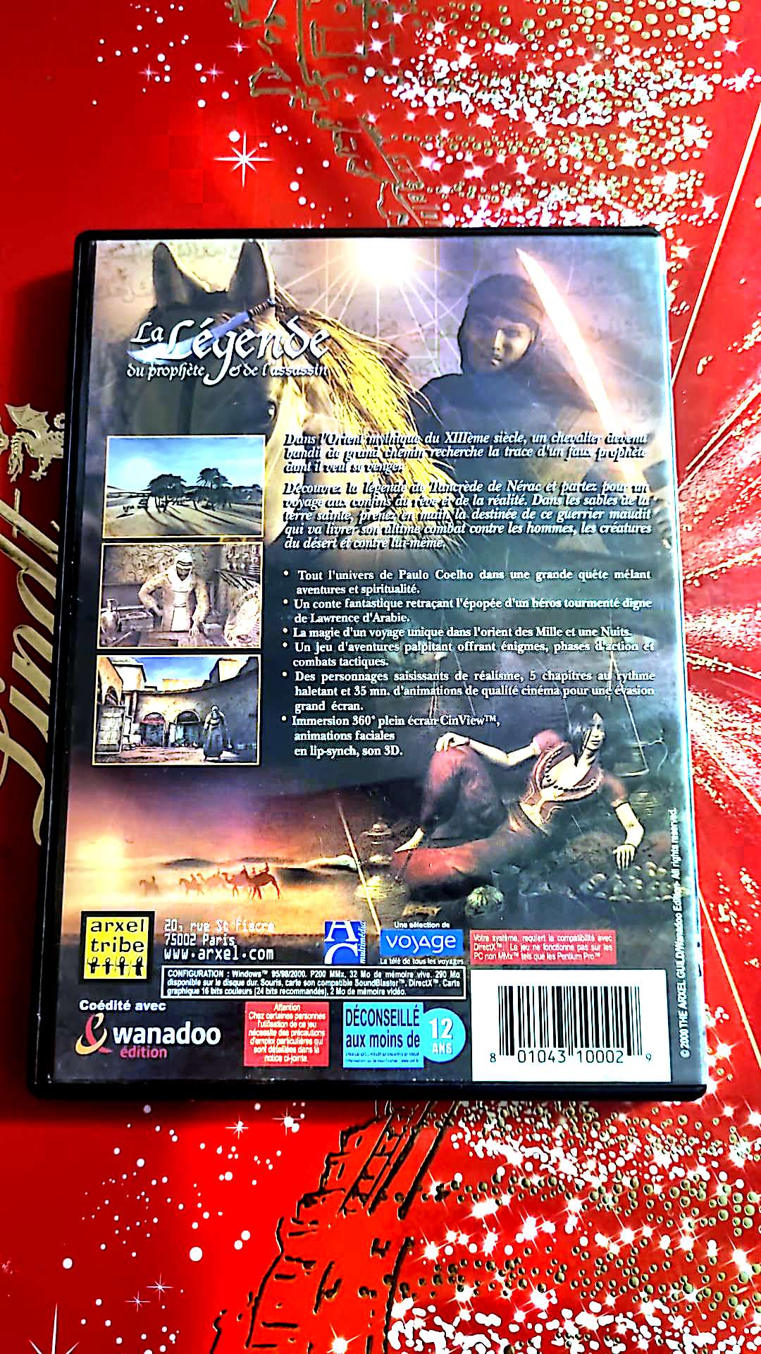 jeu pc paulo celho la legende du prophete et de l'assassin vendu en bon etat par blaspo