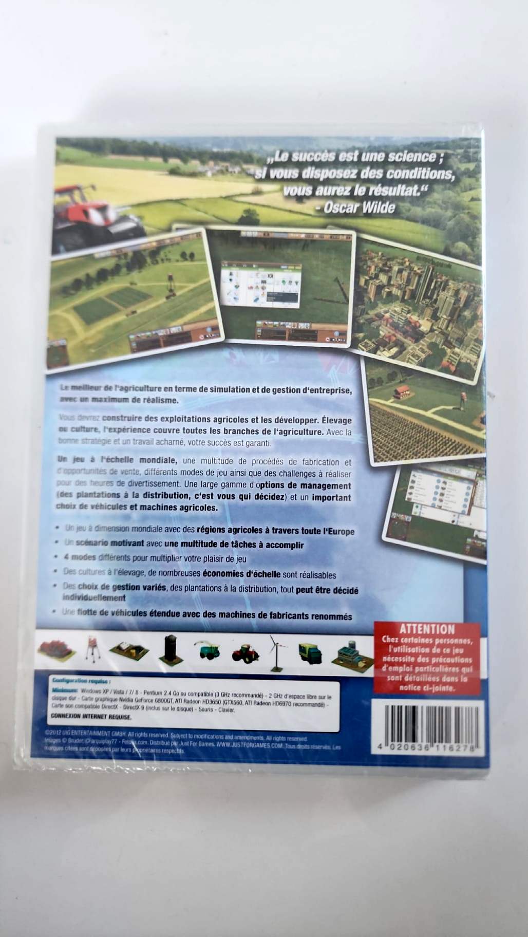 Agriculture Giant – Jeu PC CD-ROM en français – Neuf