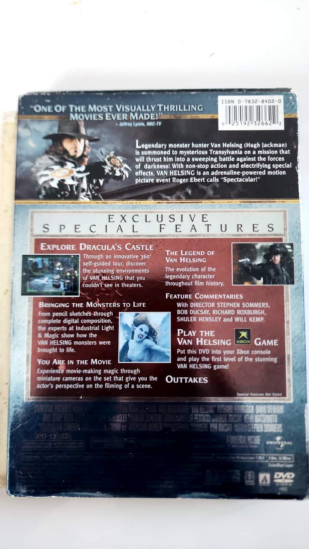 Van Helsing – DVD Widescreen – Hugh Jackman – Neuf