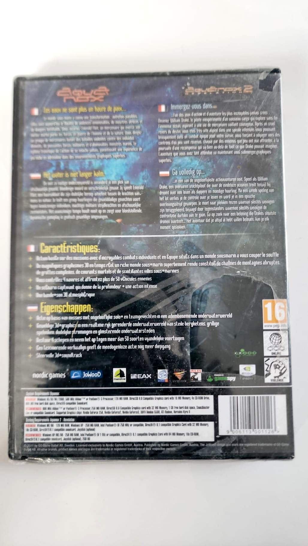AquaNox Collection – AquaNox + AquaNox 2: Revelation – PC DVD neuf