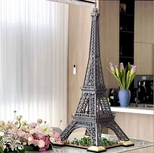 Grande Tour Architecture en Blocs de Construction 10001 Pièces – Maquette Monument Métallique Géant – Jeu de Construction Créatif pour Adultes – Modèle de Collection et Décoration Intérieure