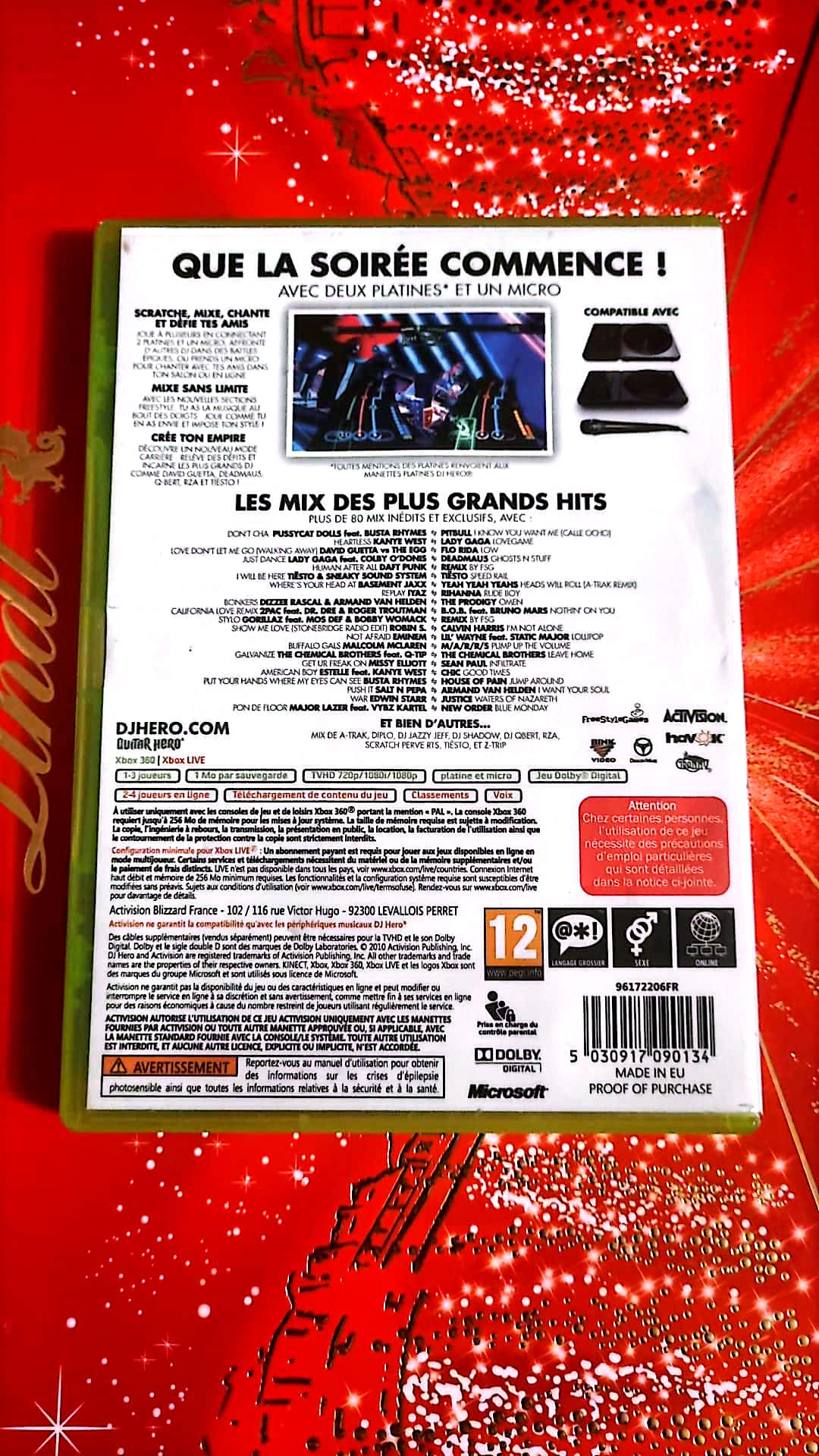 Jeu vidéo Xbox 360 : 360 dj hero 2