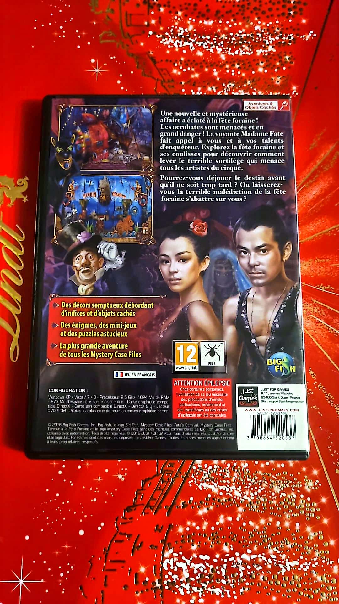 Jeu vidéo PC : hits collection mystery case files terreur à la fête foraine