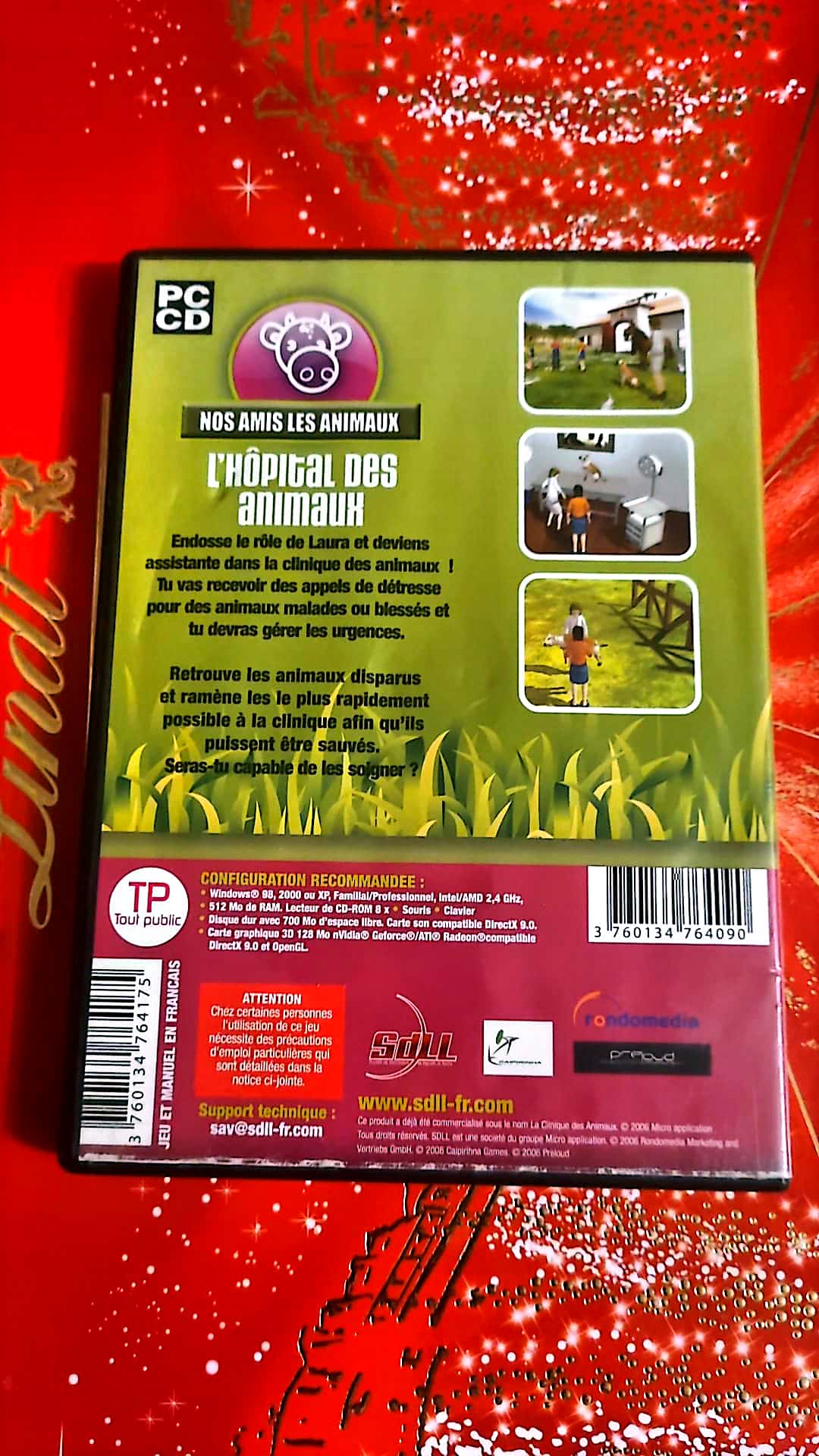 Jeu vidéo PC : nos amis les animaux l'hôpital des animaux jeu PC