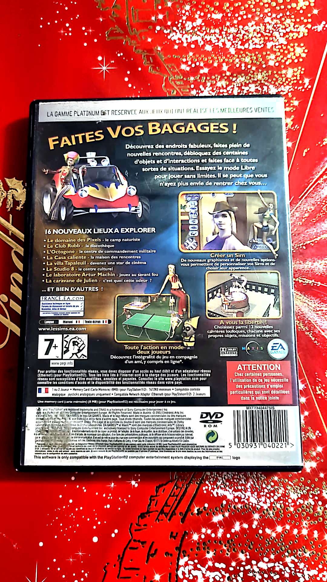 jeu ps2 les sims permis de sortir vendu en bon etat par blaspo