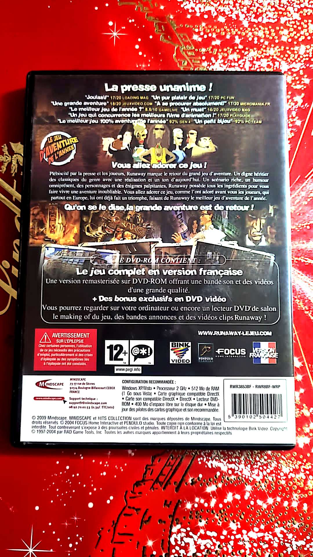 jeu pc runaway a road adventure vendu en bon etat par blaspo