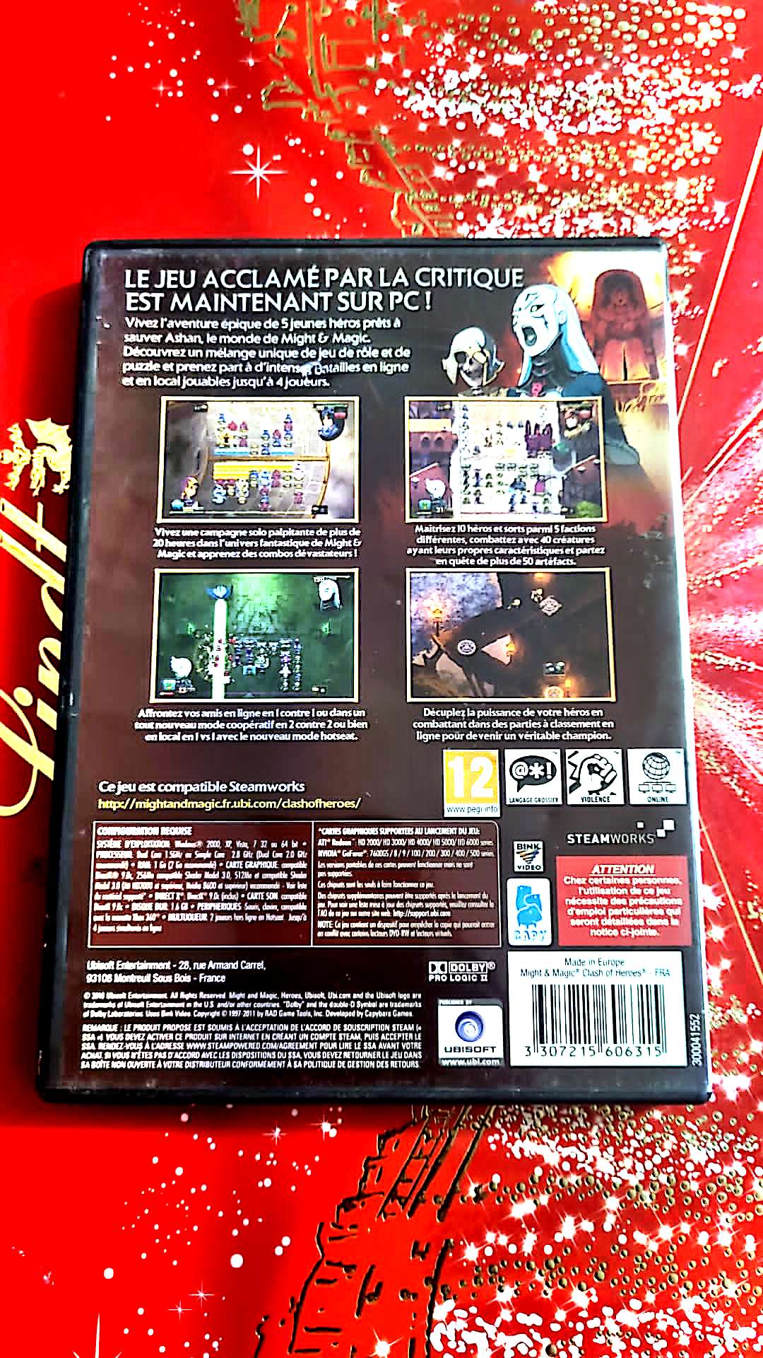 jeu pc clash of heroes vendu en bon etat par blaspo