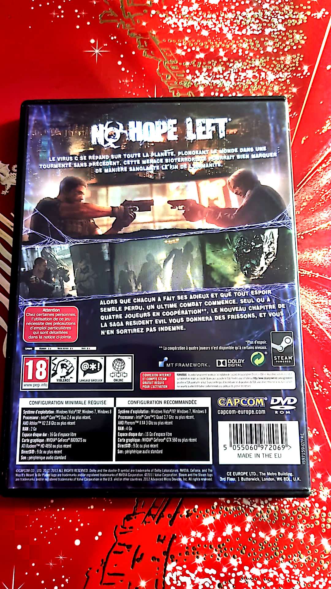 jeu pc resident evil 6 vendu en bon etat par blaspo