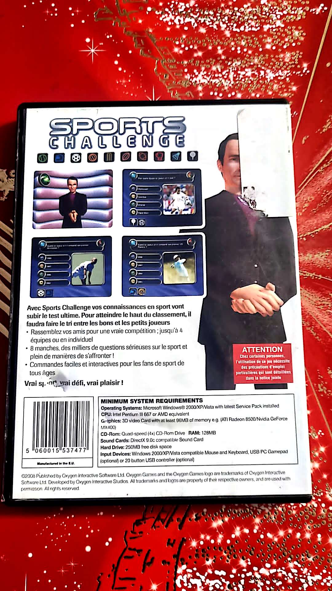 jeu pc sports challenge vendu en bon etat par blaspo