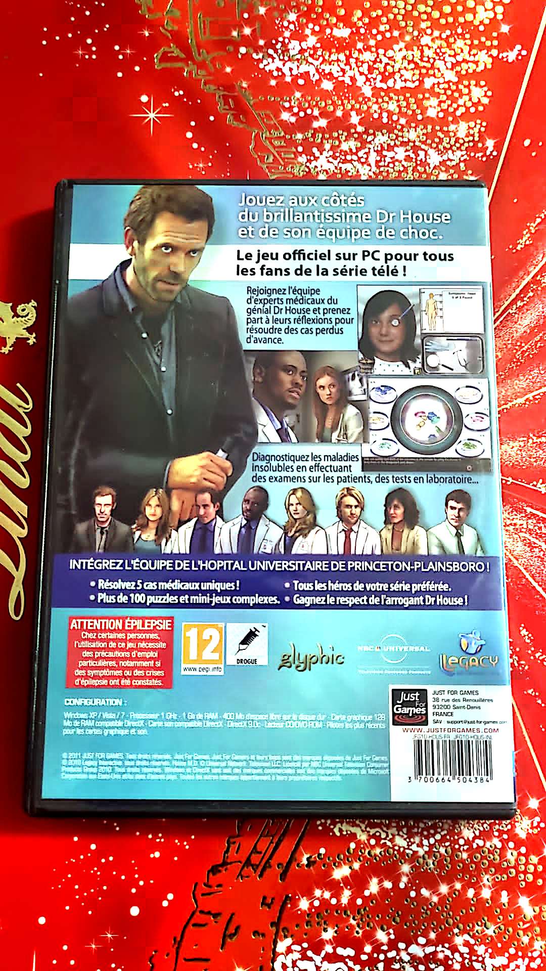 jeu pc dr house vendu en bon etat par blaspo