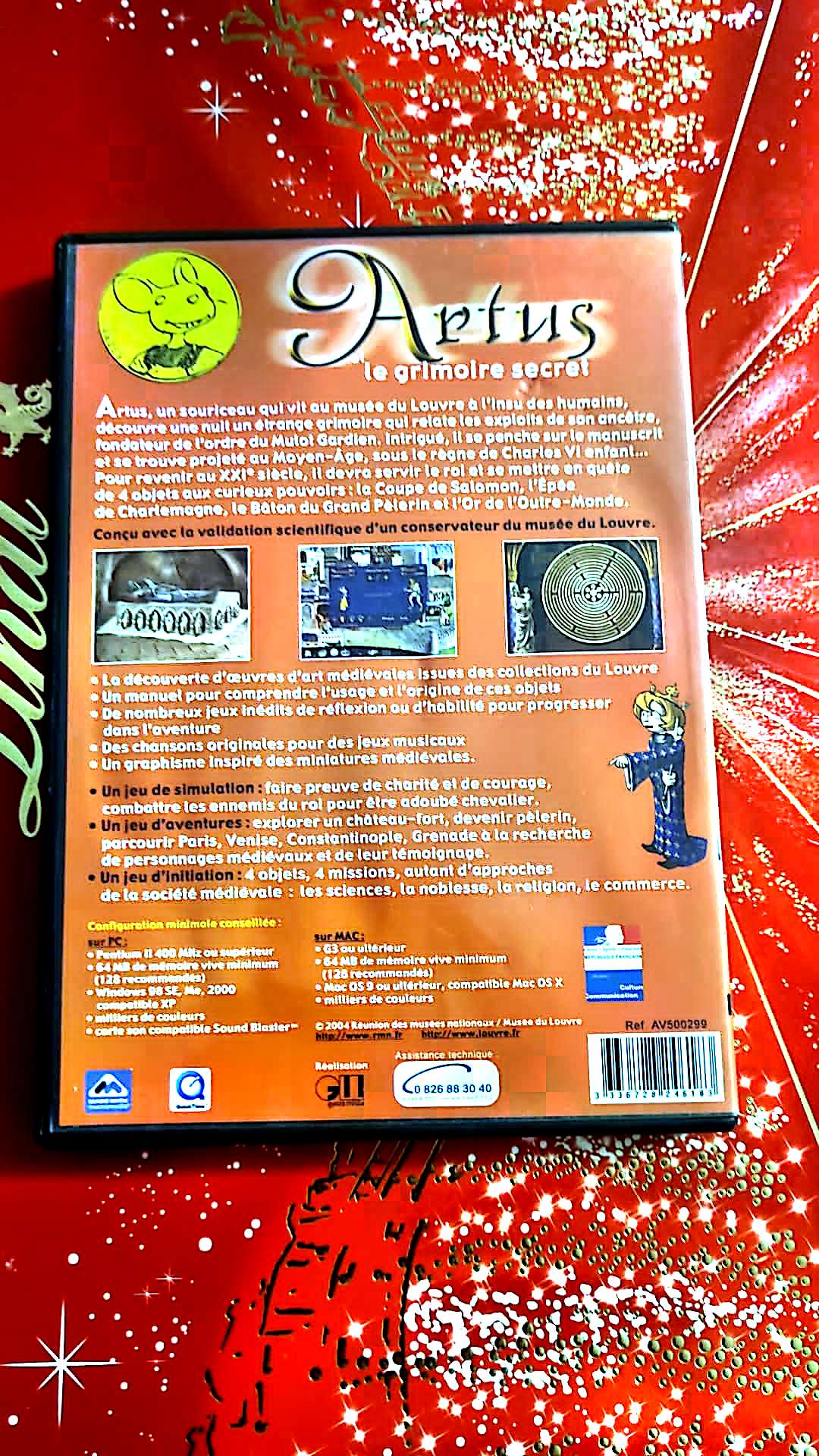 Jeu vidéo PC : artus et le grimoire secret