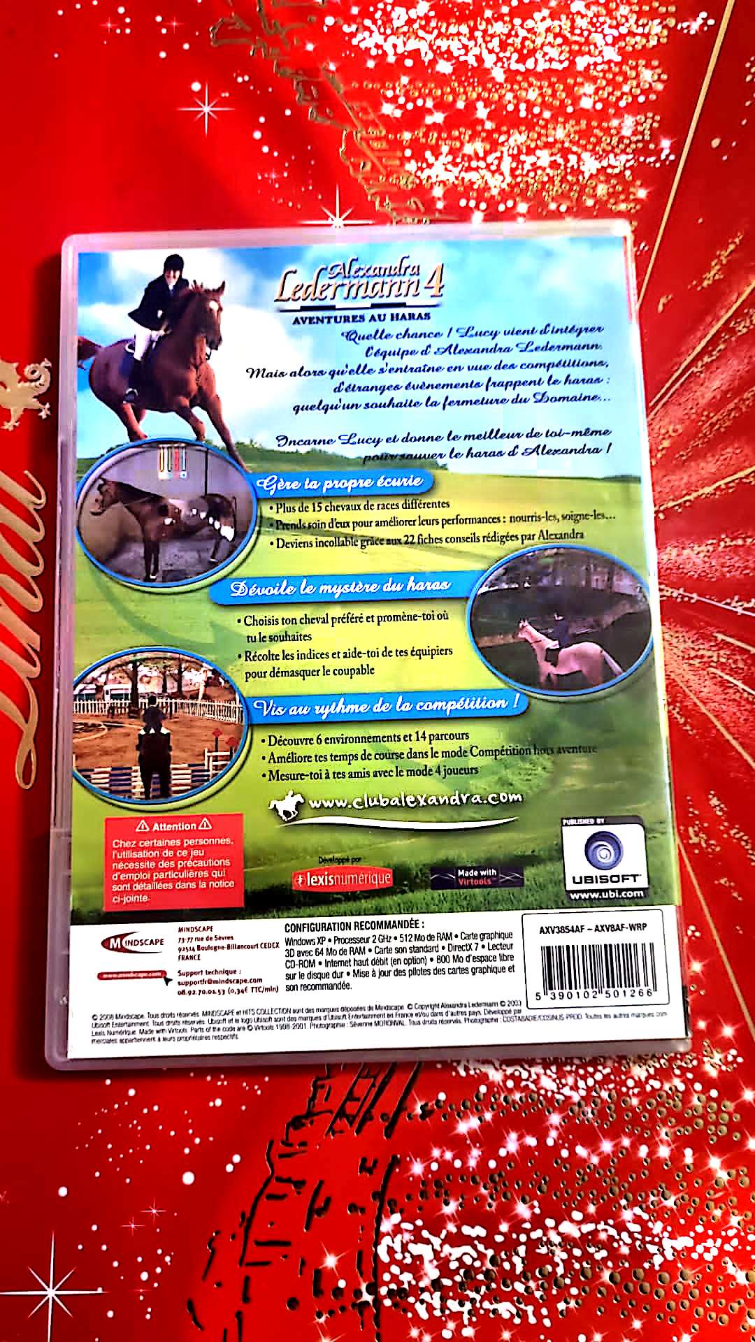 Jeu vidéo PC : alexandra ledermann 4 aventures au haras