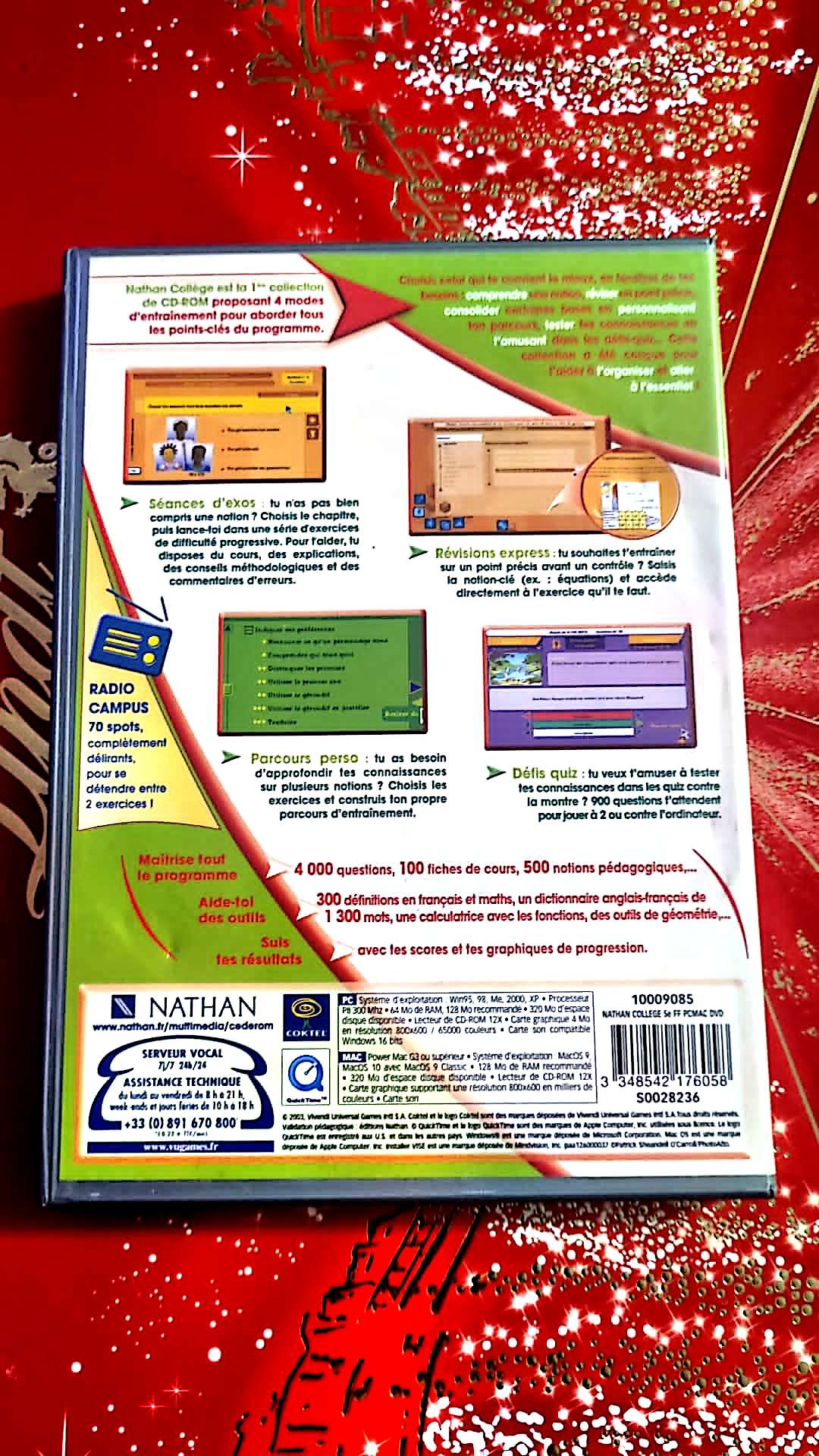 Jeu vidéo PC : nathan college 5eme