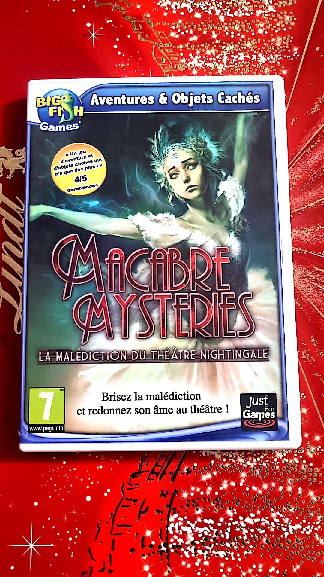 Jeu vidéo PC : aventures & objets caches macabre mysteries la malhediction du theatre nightingale