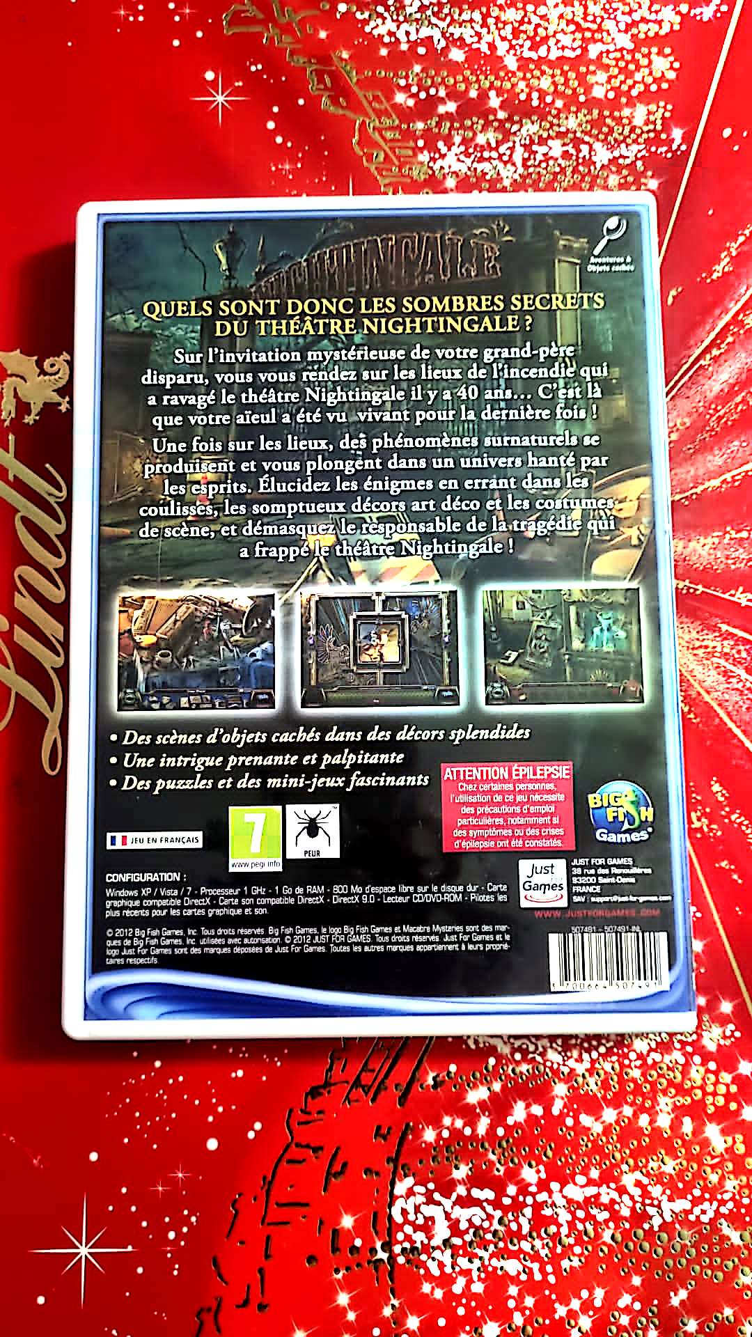Jeu vidéo PC : aventures & objets caches macabre mysteries la malhediction du theatre nightingale