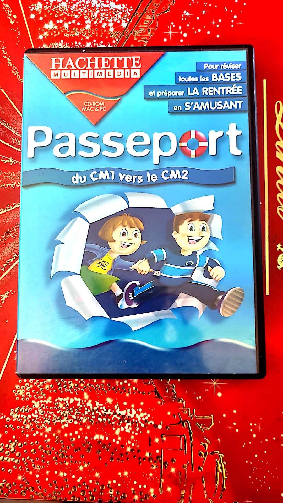 Jeu vidéo PC : hachette multimedia cd-rom mac & pc passeport du cm1 vers le cm2
