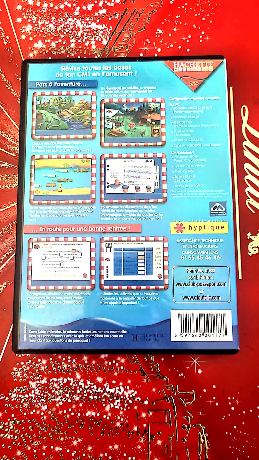Jeu vidéo PC : hachette multimedia cd-rom mac & pc passeport du cm1 vers le cm2