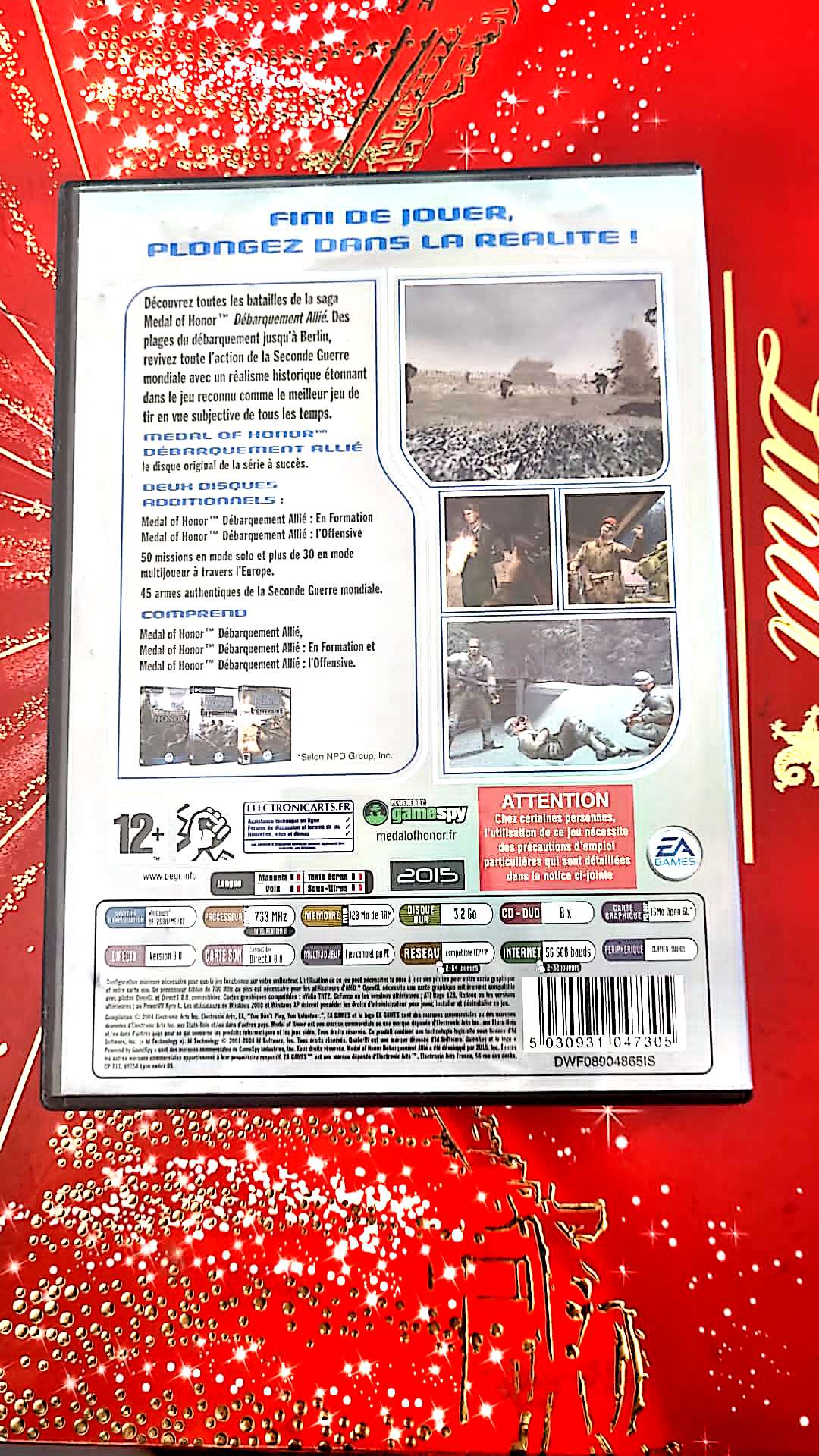 Jeu vidéo PC : medal of honor debarquement allie edition collector