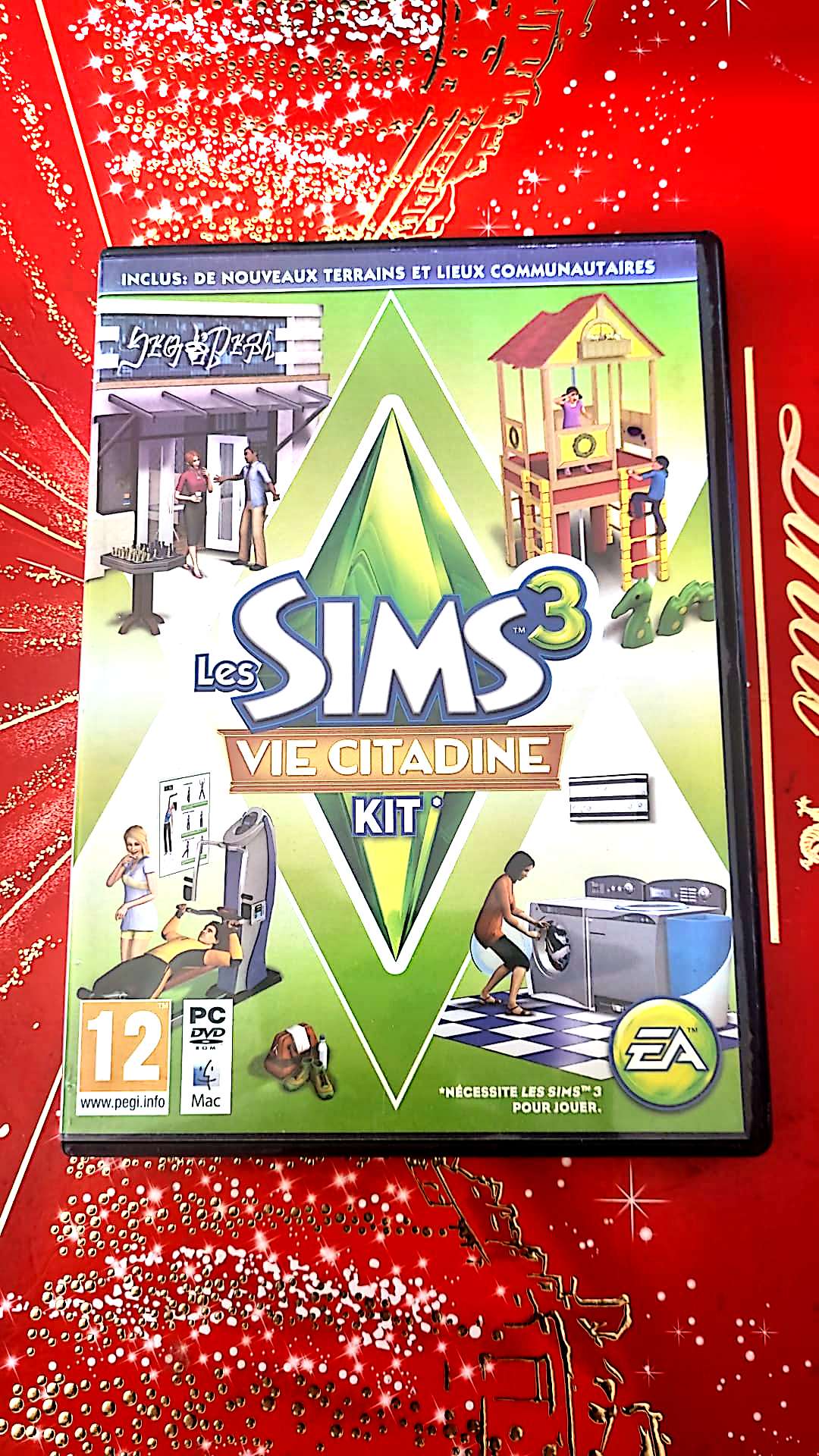 jeu pc les sims3 vie citadine kit vendu en bon etat par blaspo