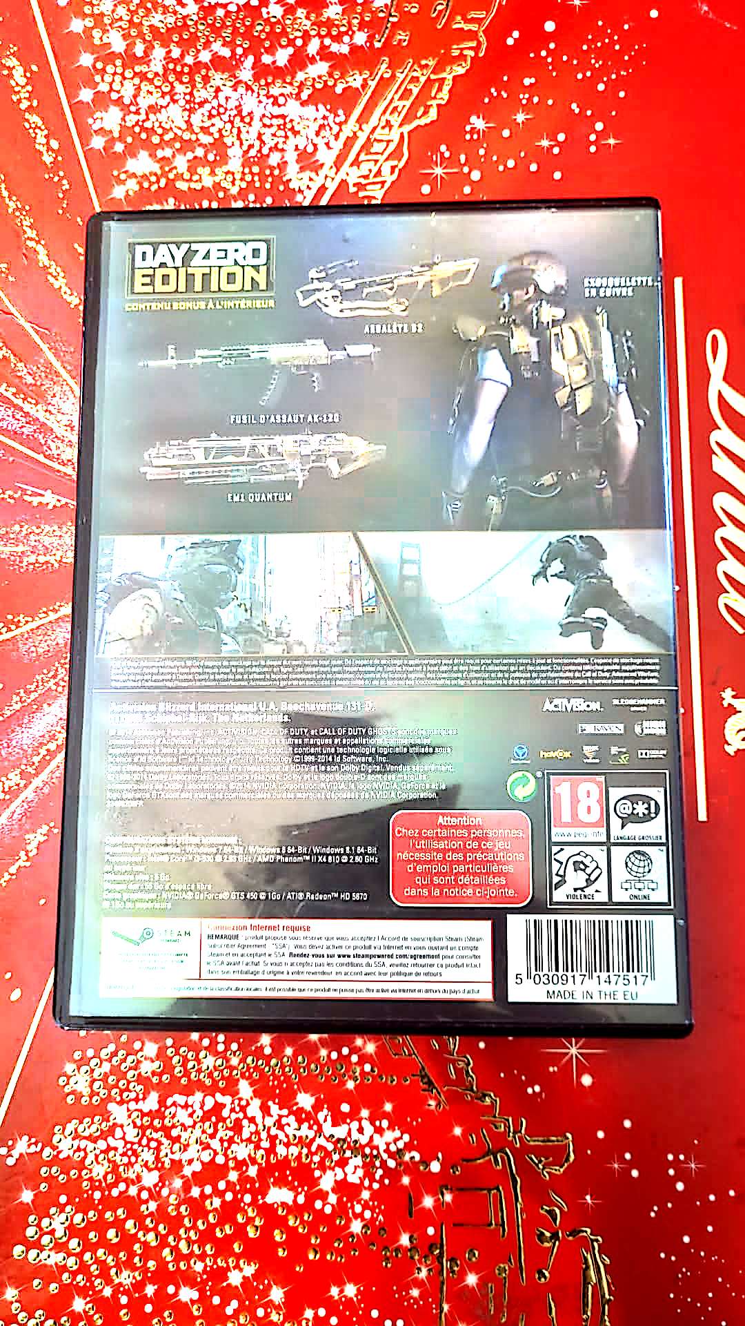 jeu pc call of duty advanced warfare day zero edition vendu en bon etat par blaspo