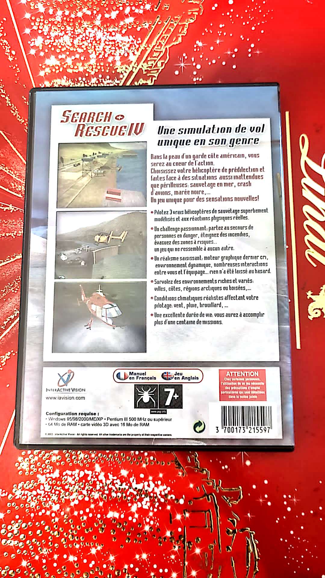 jeu pc search + rescue IV sauve des vies au peril d la votre vendu en bon etat par blaspo