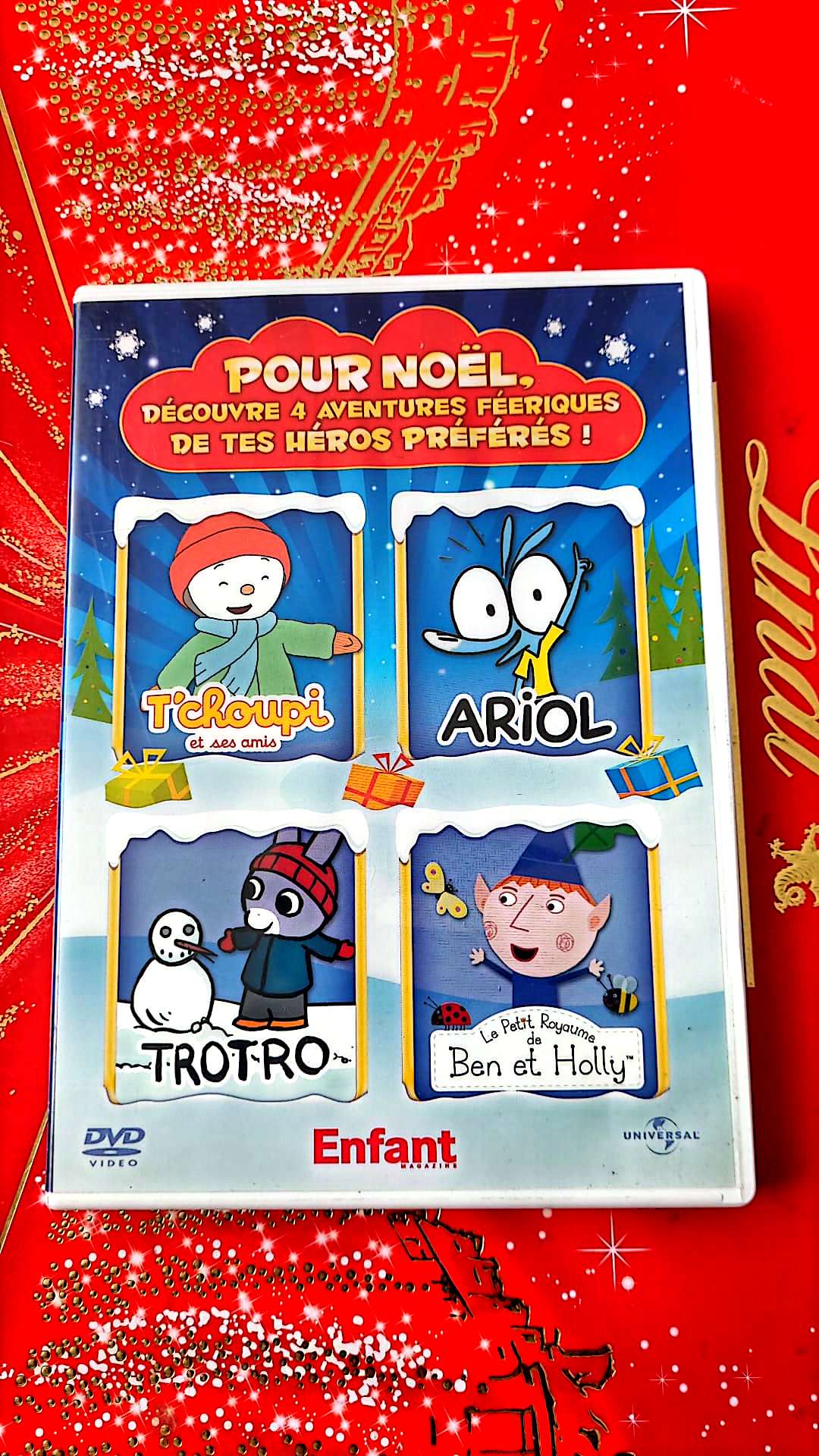 DVD Pour Noël – T’Choupi, Ariol, Trotro, Le Petit Royaume de Ben et Holly