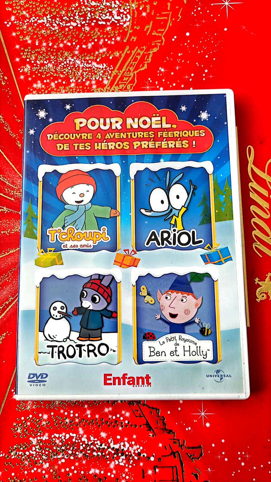 DVD Pour Noël – T’Choupi, Ariol, Trotro, Le Petit Royaume de Ben et Holly