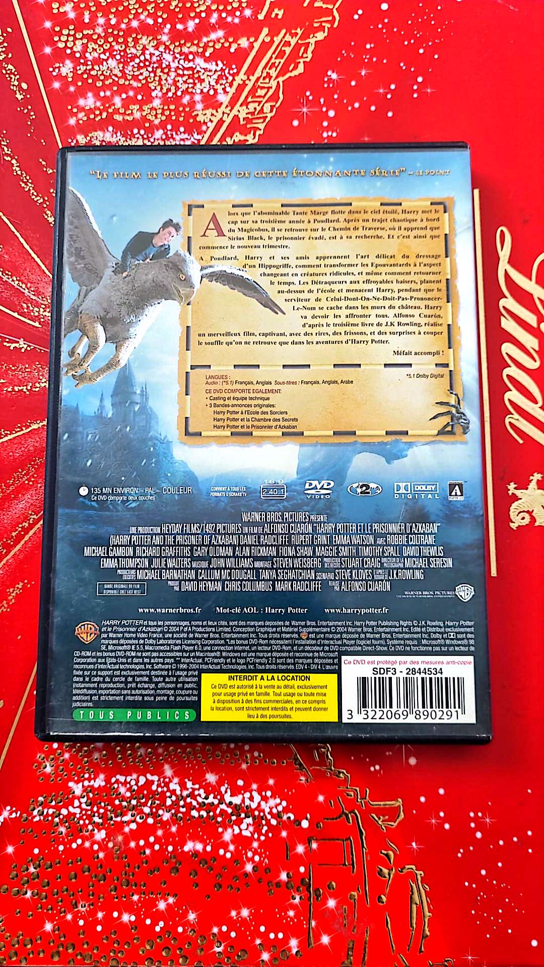 harry potter et le prisonnier d'azkaban DVD vendu en Bon état Par blaspo