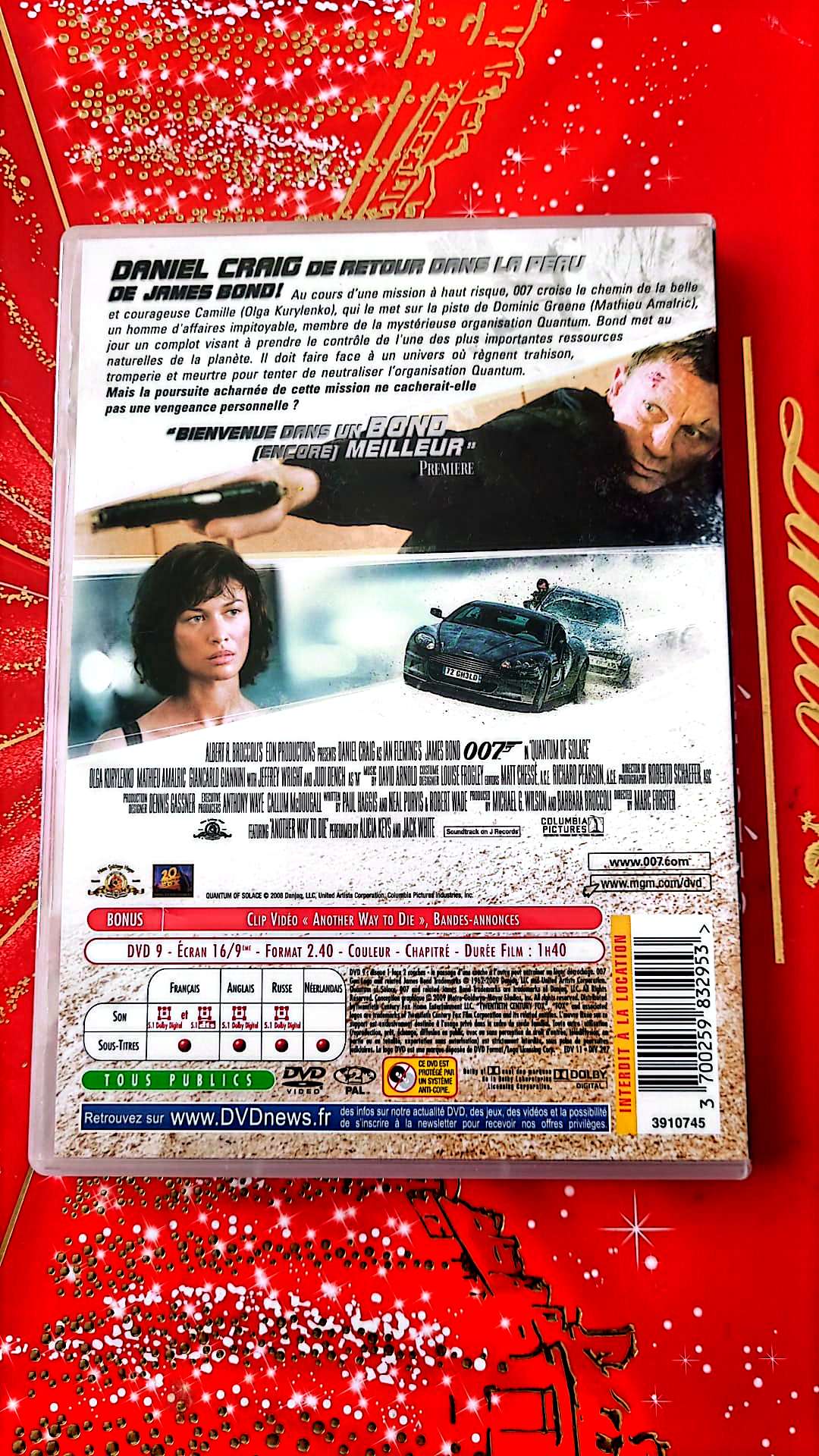 DVD James Bond – Quantum of Solace