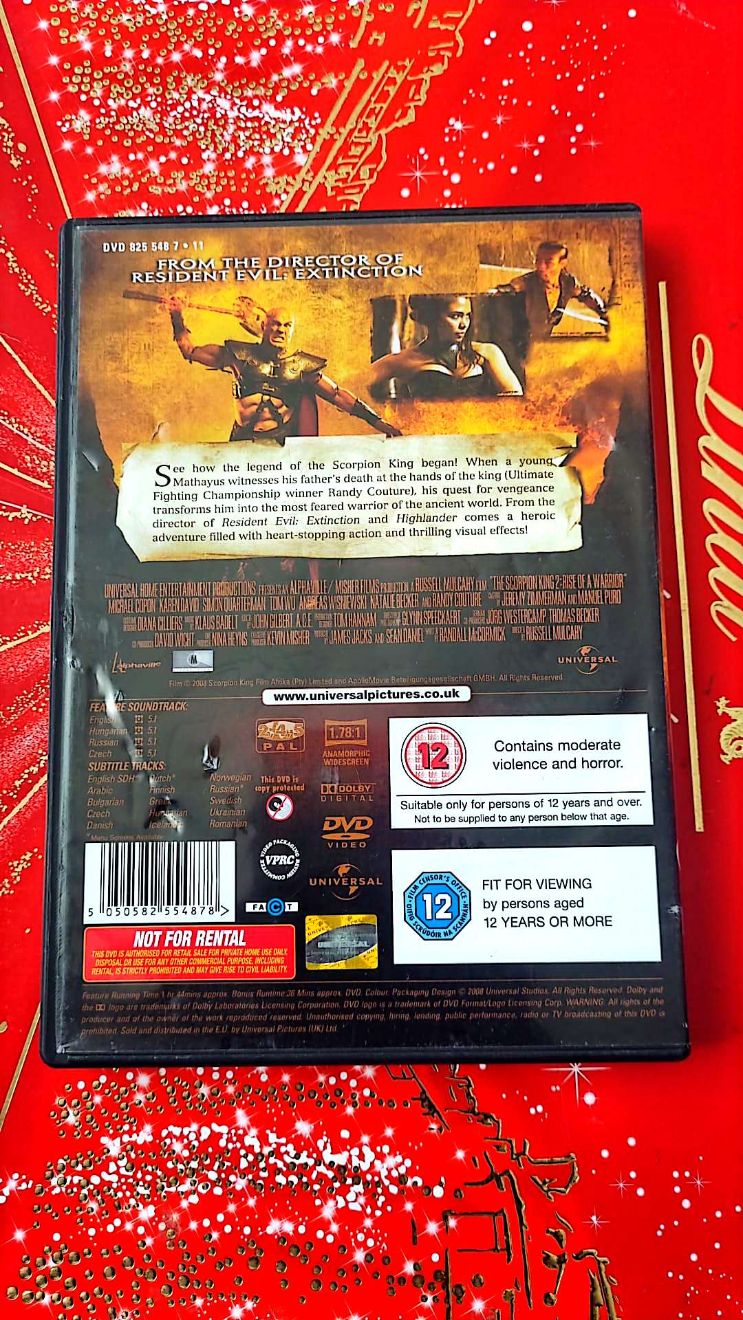randy couture scorpion king 2 Rise of warrior DVD