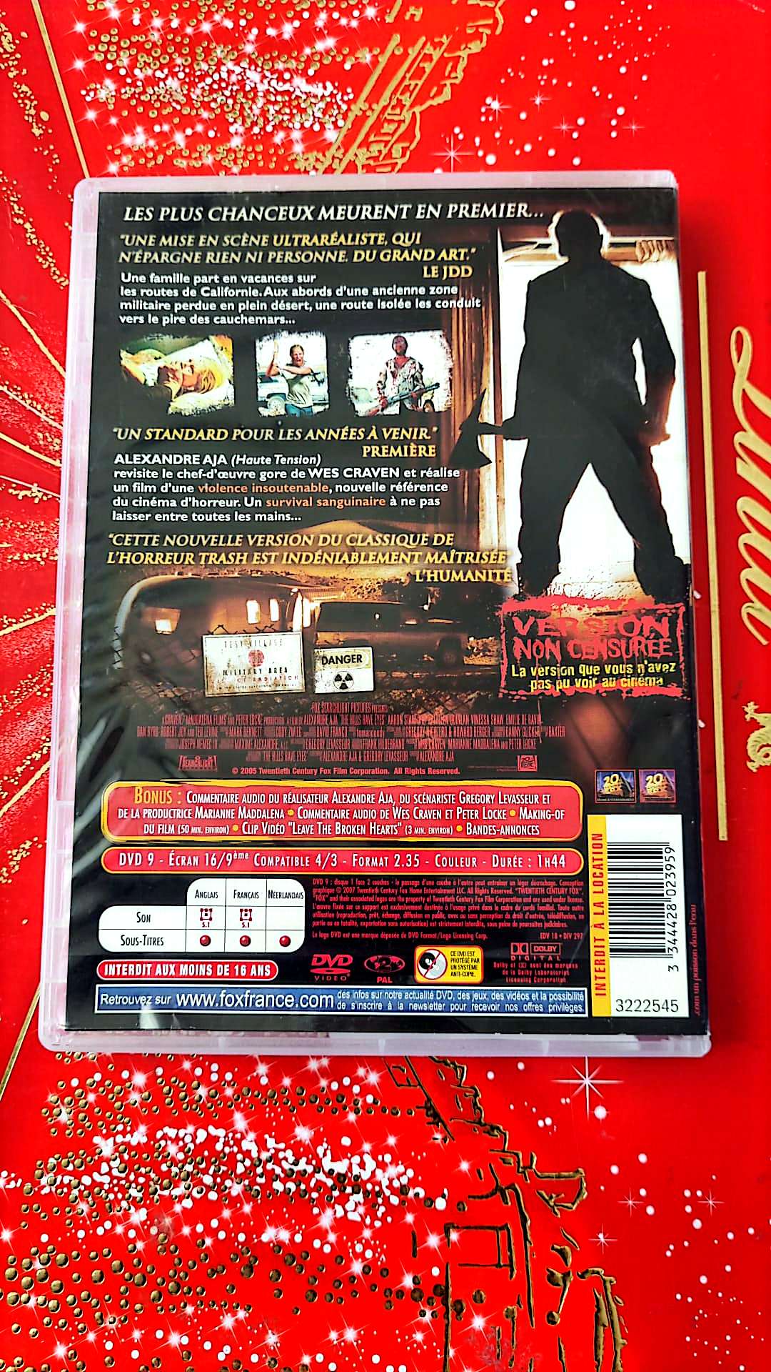 la colline a des yeux DVD vendu en Bon état Par blaspo