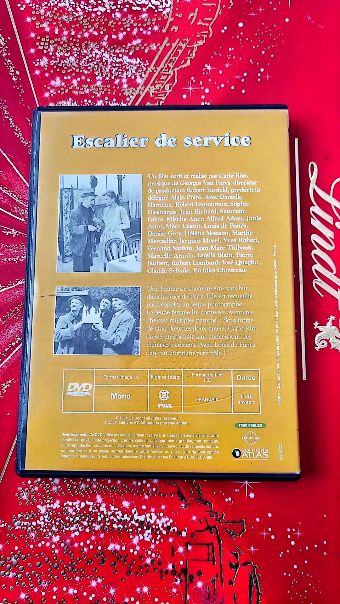 Louis de Funès escalier de service DVD