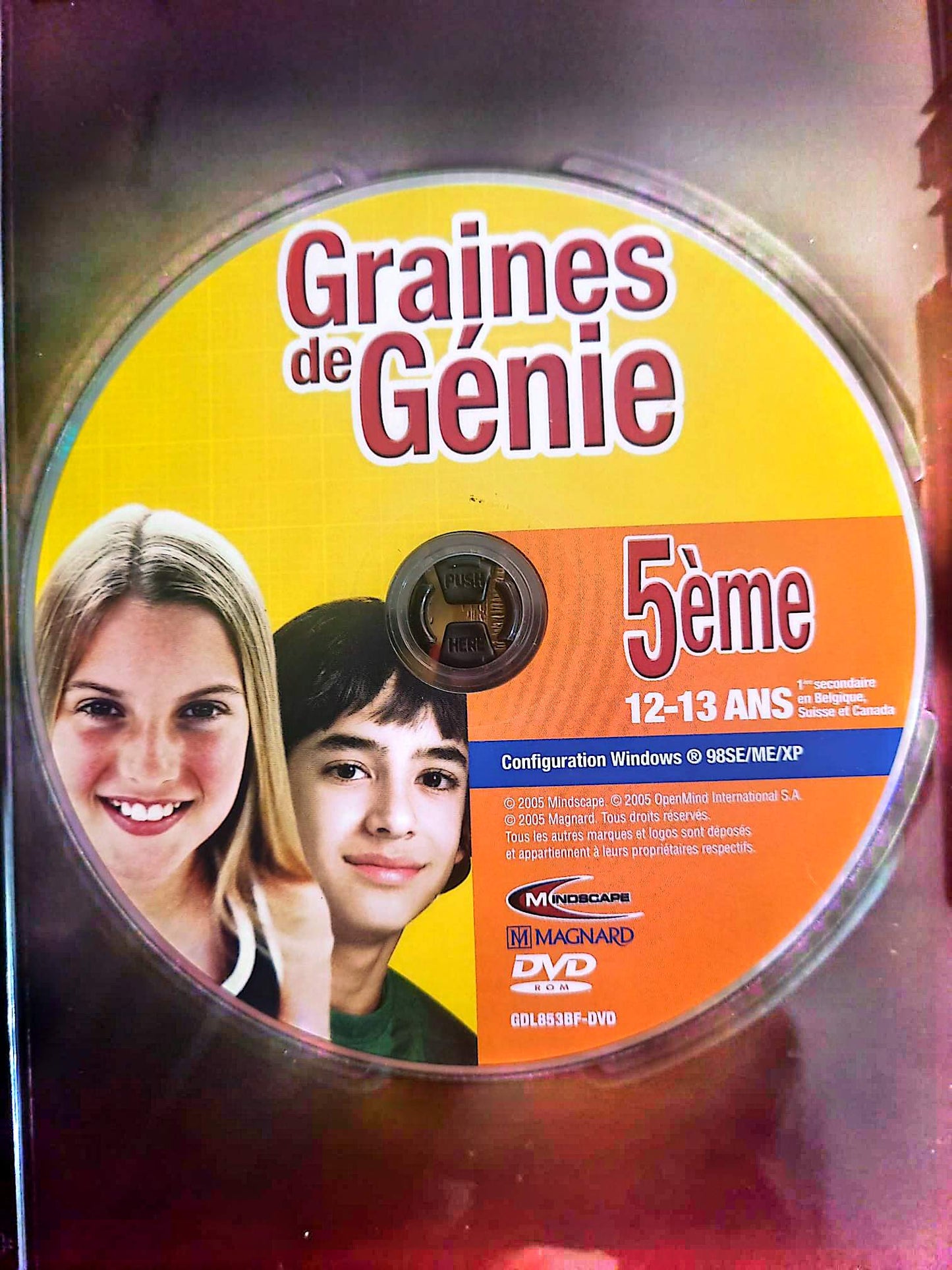 Graines de Génie – 5e – 12-13 Ans – Logiciel Éducatif PC – DVD-ROM – CD Seul