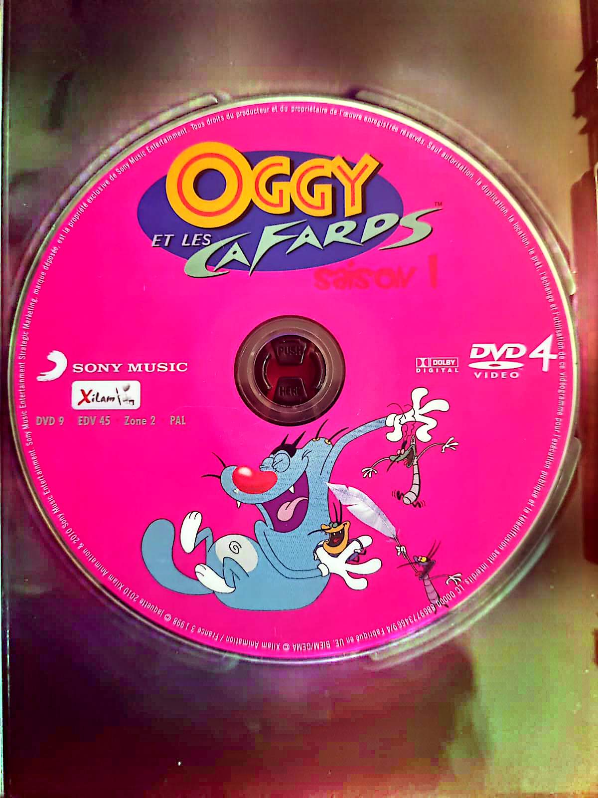 Oggy et les Cafards – Saison 1 DVD 4 – Dessin Animé – Sans Boîtier