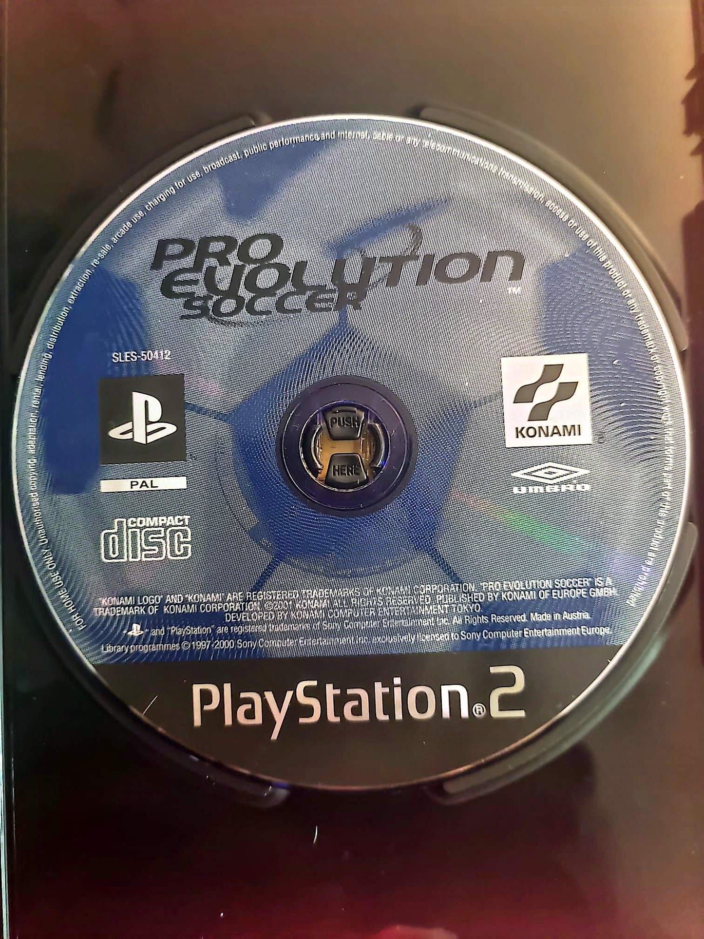 Pro Evolution Soccer – Jeu PS2 – PAL – CD Seul