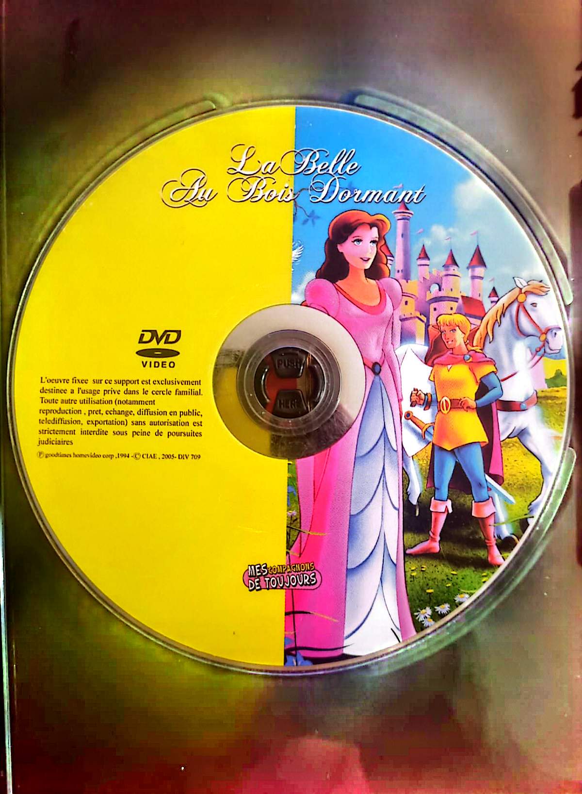 La Belle au Bois Dormant – DVD Dessin Animé – Sans Boîtier
