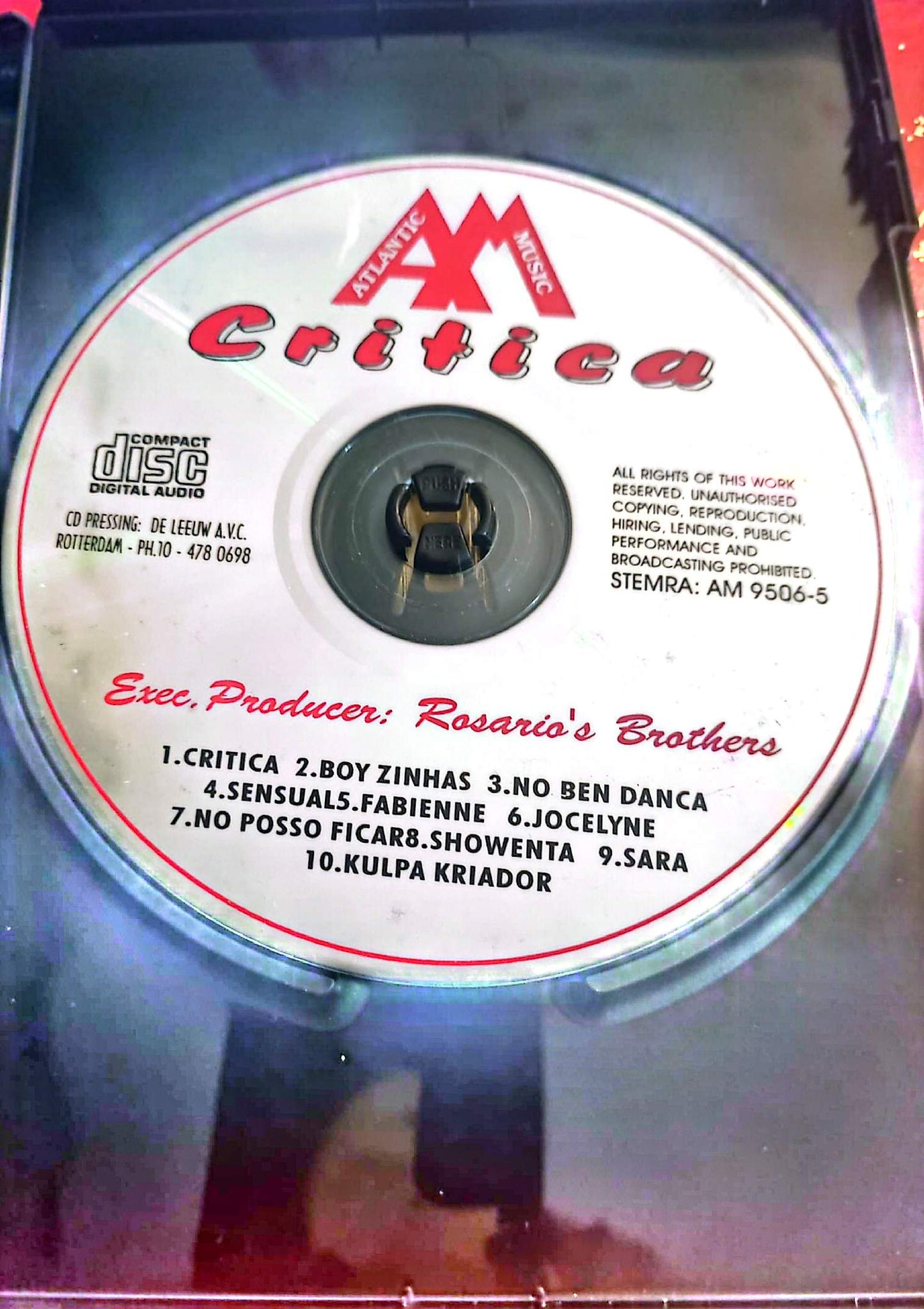 Critica – Album Original – CD Audio – CD Seul